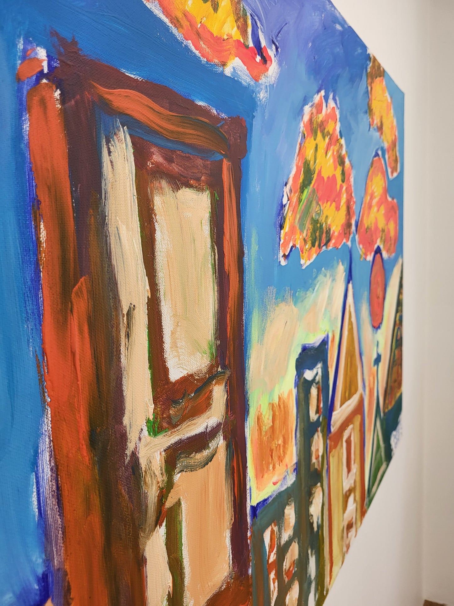 Original Acrylic on Canvas by James Stewart Dallas (1957 - 2022)